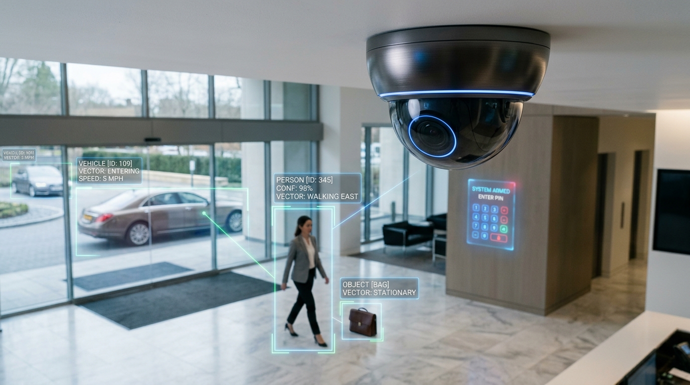 Systemy alarmowe Satel i telewizja przemysłowa CCTV 4K AI
